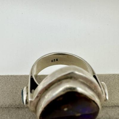 Sterling Jewelry with Australian Opal w/ Matrix
