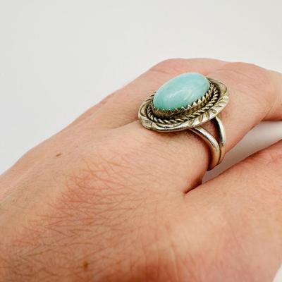 CH signed Sterling Jewelry with Turquoise