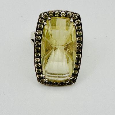 Sterling Jewelry with Citrine & Diamonds