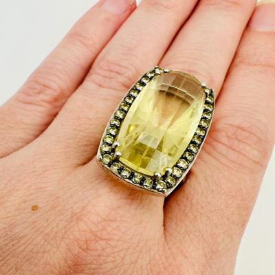 Sterling Jewelry with Citrine & Diamonds
