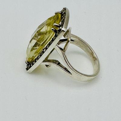 Sterling Jewelry with Citrine & Diamonds