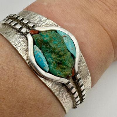 Signed K Sterling Jewelry with Turquoise