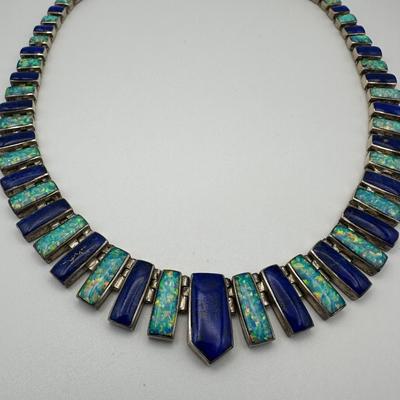 Sterling Jewelry with Lapis & Opal
