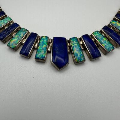 Sterling Jewelry with Lapis & Opal