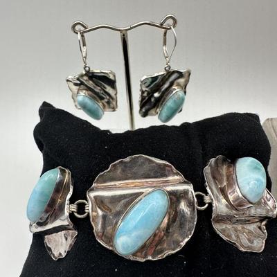 Sterling Jewelry with Larimar