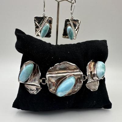 Sterling Jewelry with Larimar