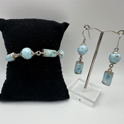 Sterling Jewelry with Larimar