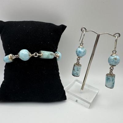 Sterling Jewelry with Larimar