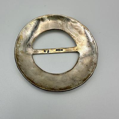 Sterling Jewelry signed belt buckle