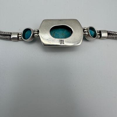 Sterling & 18kt gold Jewelry with Turquoise