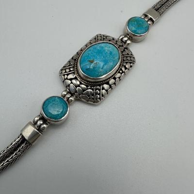 Sterling & 18kt gold Jewelry with Turquoise