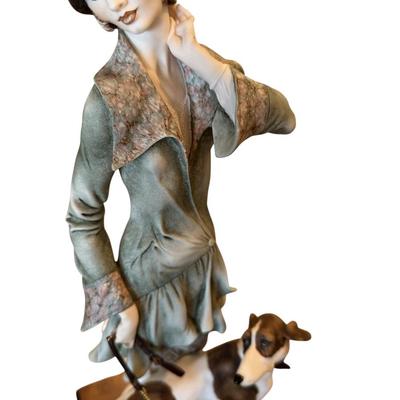 Giuseppe Armani Figure - Lady with Dog NO BOX