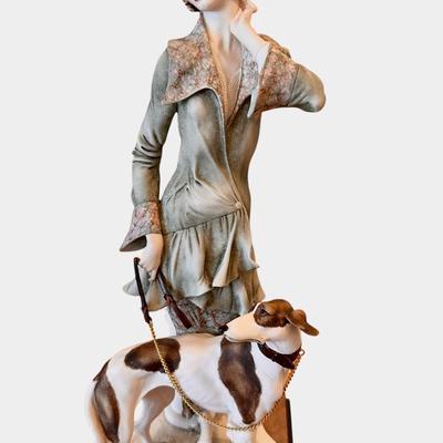 Giuseppe Armani Figure - Lady with Dog NO BOX