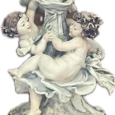 Armani Figure - LITTLE ANGELS WITH FLOWERS TABLE LAMP 1216 CBLV with box