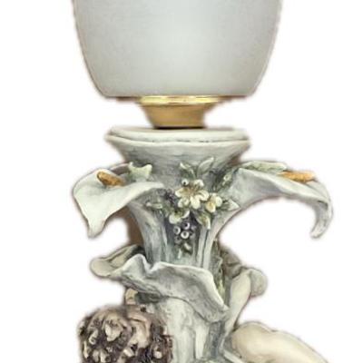 Armani Figure - LITTLE ANGELS WITH FLOWERS TABLE LAMP 1216 CBLV with box