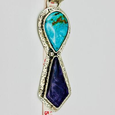 Sterling Jewelry with Turquoise & Amethyst