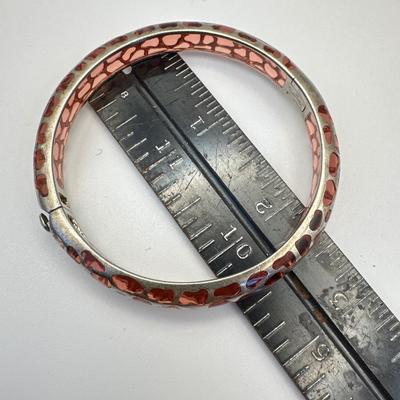 Sterling Jewelry - Resin & 925 cuff by Angelique de Paris - Veranda & Safari collections