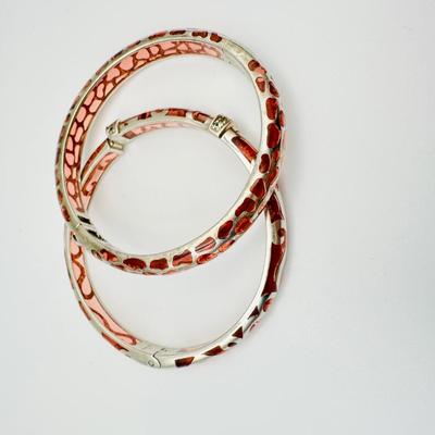Sterling Jewelry - Resin & 925 cuff by Angelique de Paris - Veranda & Safari collections