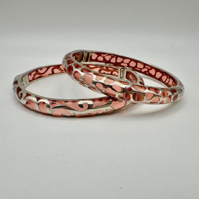 Sterling Jewelry - Resin & 925 cuff by Angelique de Paris - Veranda & Safari collections