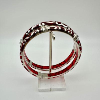 Sterling Jewelry Resin & 925 by Angelique de Paris - Pair Veranda collection