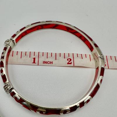 Sterling Jewelry Resin & 925 by Angelique de Paris - Pair Veranda collection