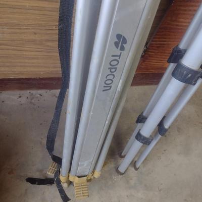 Topcon Surveyor's Tripod and Adjustable Height Tripod