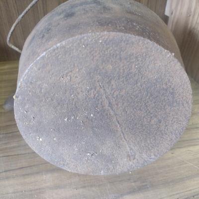 Pair of Vintage Cast Iron Kettles or Humidifiers