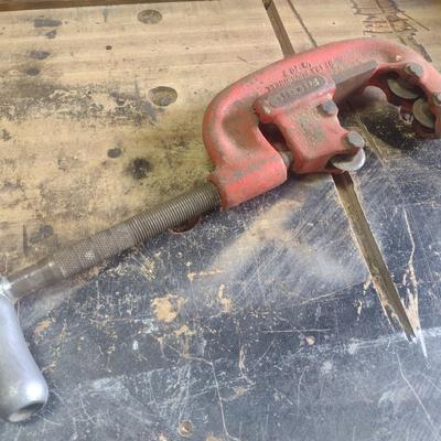 Large Rigid Four Wheel Pipe Cutter