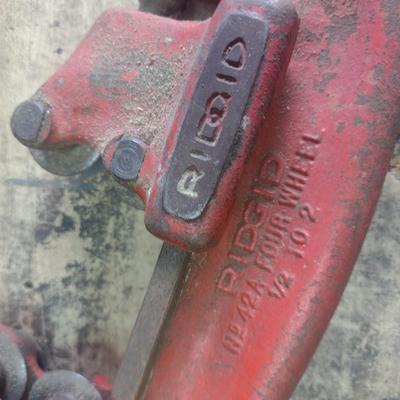 Large Rigid Four Wheel Pipe Cutter
