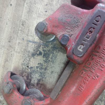 Large Rigid Four Wheel Pipe Cutter