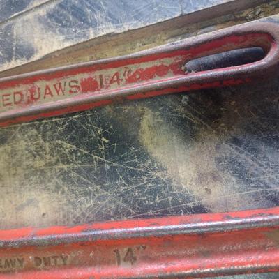 Set of Three Heavy Duty Pipe Wrenches