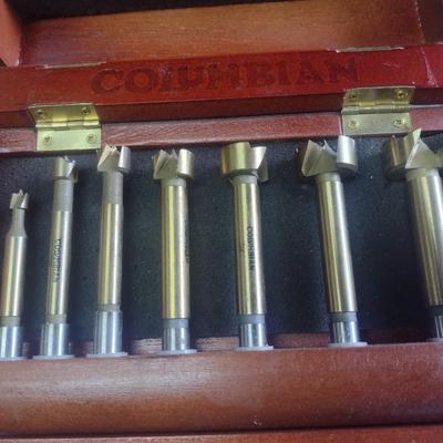 Set of Columbian Brand Forstner Bits