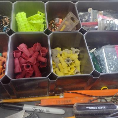 Someline Crimper Tool and Connectors including a Husky Sort Tray with Connectors