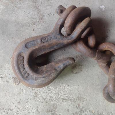 Double Hook Tow Chain 8'