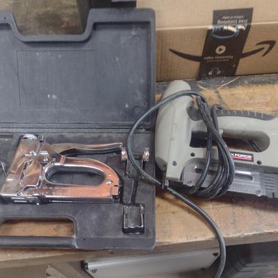 Task Force Electric Brad Nailer and Hand Trigger Stapler