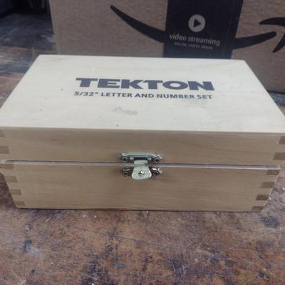 Tekton Letter and Number Punch Set