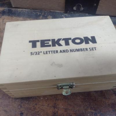 Tekton Letter and Number Punch Set