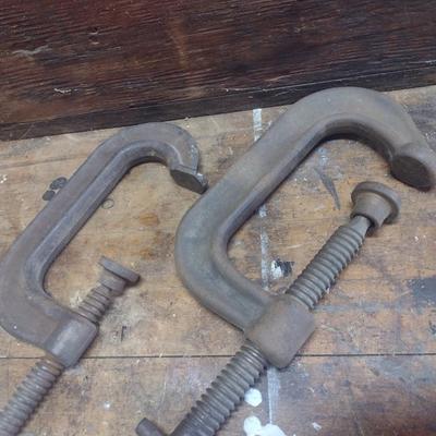 Set of Three 5" Heavy Duty Steel Clamps