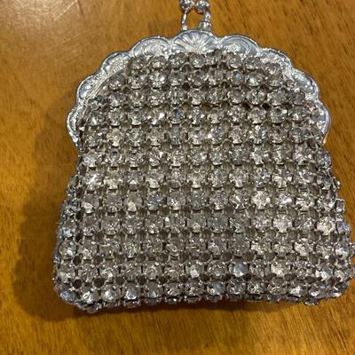 Nina Ricci Paris rhinestone bag & Johan Becker coin purse