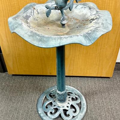 Sale Photo Thumbnail #545: Made to look like weathered brass, but very lightweight.  Good condition, approx. 36” tall.