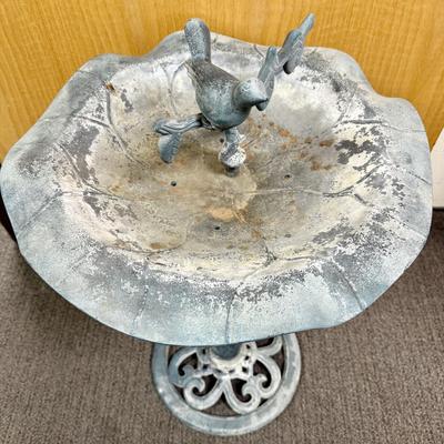 Sale Photo Thumbnail #547: Made to look like weathered brass, but very lightweight.  Good condition, approx. 36” tall.