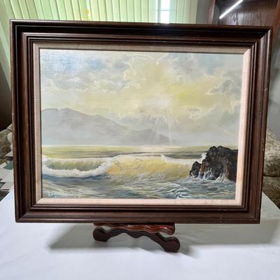 Lot 196 Ocean Scape scene