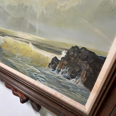 Lot 196 Ocean Scape scene