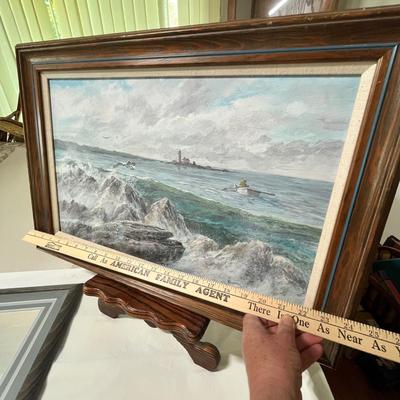 Lot 198 2 sea scape prints