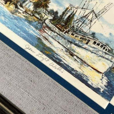 Lot 199 2 street scene prints