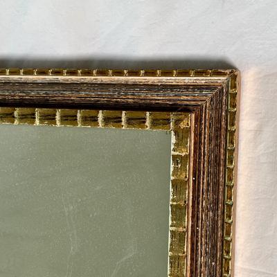 Lot 209 Large gilded framed mirror
