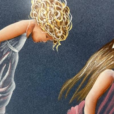 Lot 216 Three Girls print