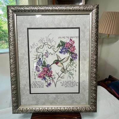 Lot 219 Hummingbird print