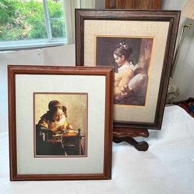 Lot 221 Vintage girl prints