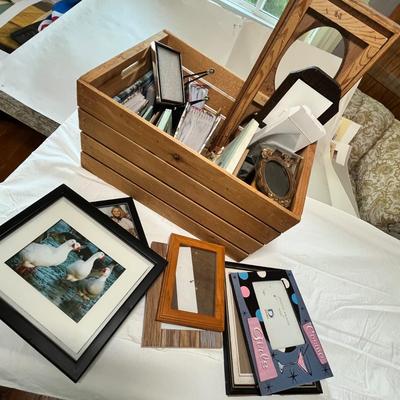 Lot 224 Box of frames
